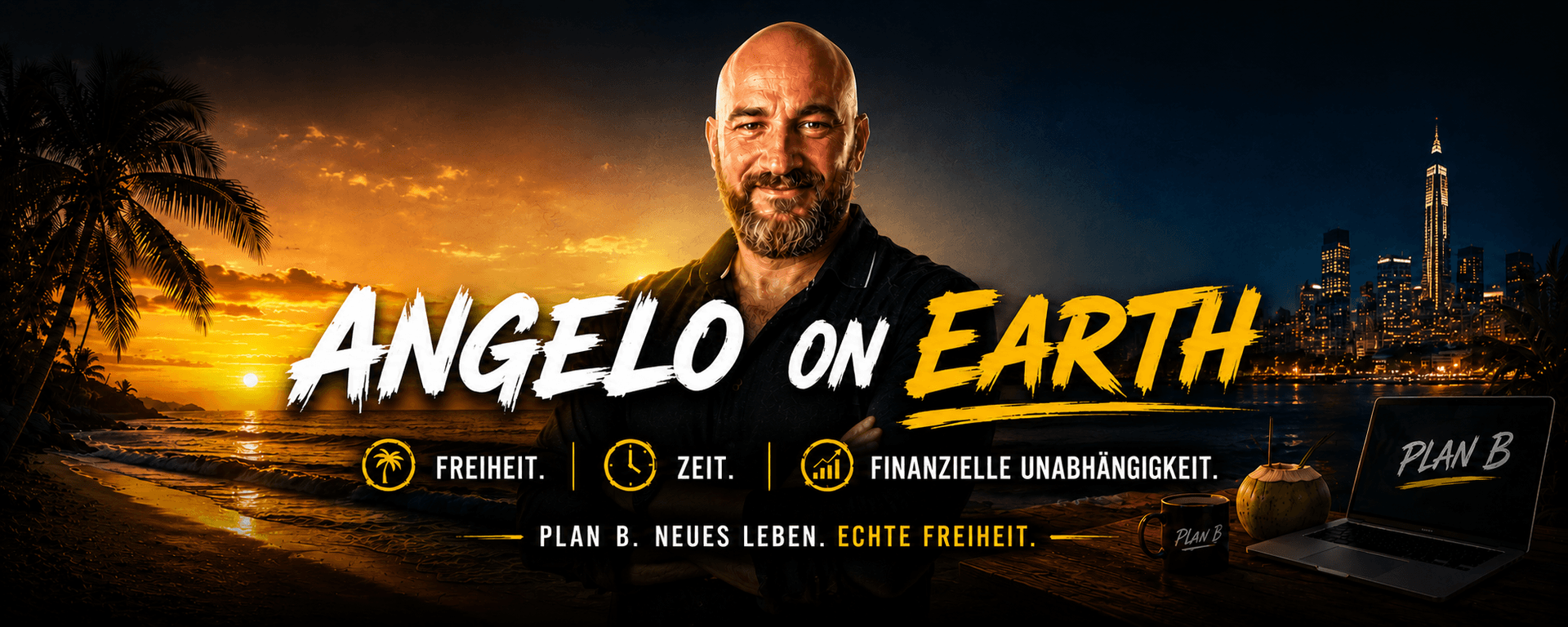 Angelo on Earth. Freiheit, Zeit und finanzielle Unabhängigkeit.